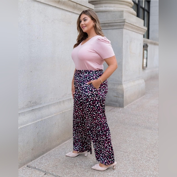 NWT CaralynMirand The Drop Wide Leg Pants - Picture 2 of 6